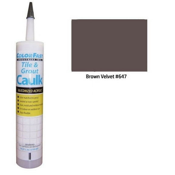 Latex Colored Caulk - CBP Caulk Color Line Sanded / Rough Brown Velvet