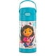 thumbnail image 1 of Botella con Pajita de Acero Inoxidable THERMOS FUNTAINER de 12 onzas, Casa de Muñecas de Gabby, 1 of 3