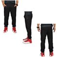 thumbnail image 5 of Alta Fashion Men's Plain Slim Casual Sweatpants Joggers W/2 Zip Pockets Black-2XL, 5 of 5