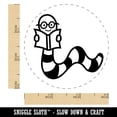 thumbnail image 2 of Book Worm Reading Rubber Stamp for Scrapbooking Crafting Stamping - Small 3/4 Inch, 2 of 7