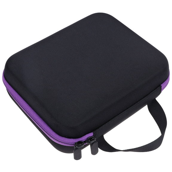 ORDDIART Purple Rectangular EVA Essential Oil Holder 1Pcs Shockproof Storage Case For Travel And Home Use