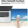 thumbnail image 5 of Gaming Mouse Pad Beach Pattern XXL XL Large Mouse Pad Mat Long Extended Mousepad Desk Pad Non-Slip Rubber Mice Pads Stitched Edges Thin Pad (31.5x11.8x0.12 Inch)- Tropical Palm Sea and Beach, 5 of 6