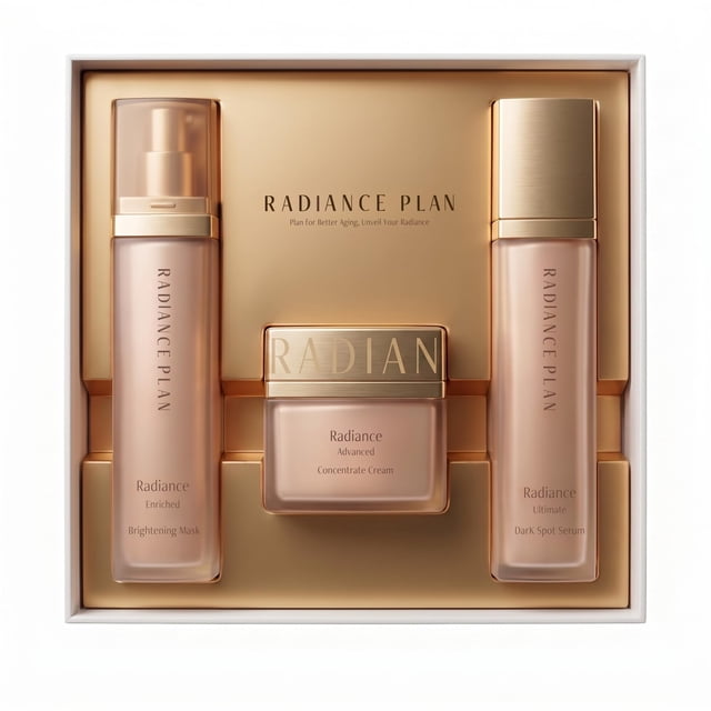 Kit Coreano Radiance Plan Solución para Manchas Oscuras 3 Pasos