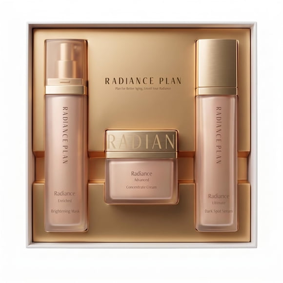 Kit Coreano Radiance Plan Solución para Manchas Oscuras 3 Pasos