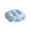Light Blue, variant on Boho Cotton Round Chair Cushions for Dining Chairs, Farmhouse Rustic Ruffled Chair Pads, Soft Comfortable Seat Stool Cushions for Kitchen Chairs Home Decor (Green,Diameter 15.8")
