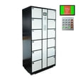 thumbnail image 3 of FixtureDisplays® 12 Slot TouchScreen Digtal Access Locker 26.8" x 70.8" x 18", Computer Control Smart Access Public Private Modes. Extra Duty TBD 18349, 3 of 11