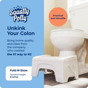 Squatty Potty Fold N Stow Folding Toilet and Bath Stool, 7
