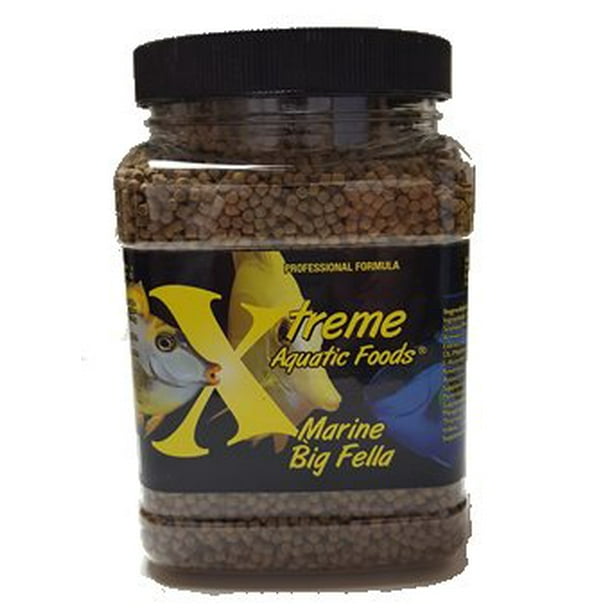 Xtreme Aquatic Marine Big Fella Fish Food Pellets, 20 oz
