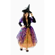 MONIKA FASHION WORLD Witch Costume for Girls with Black hat Skirt Lights up (Toddler (2-4))…