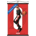 thumbnail image 3 of NBA Portland Trail Blazers - Damian Lillard 18 Wall Poster with Wooden Magnetic Frame, 22.375" x 34", 3 of 3