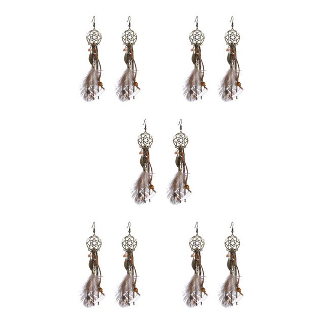 Guardurnaity Pendientes de mujer Manual Elegantes colgantes de oreja de moda para mujeres niñas Type5 NO5