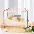 thumbnail image 2 of Tarjetero de cristal WHSLILR de 12,6 pulgadas con cierre para bodas y recepciones, 2 of 5