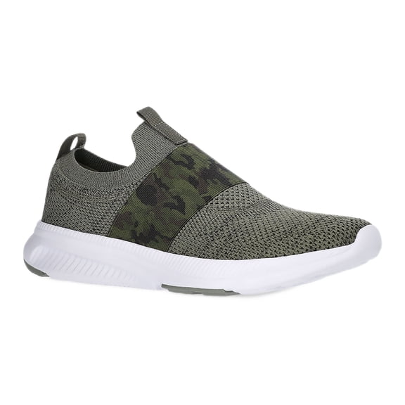 Athletic Works Men's Banded Jogger Slip-On Sneakers, Wide Width Available