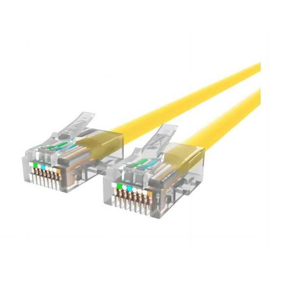 Belkin High Performance patch cable - 25 ft - yellow