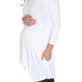 thumbnail image 4 of White Mark Women's Maternity Kayla Tunic Top, 4 of 4