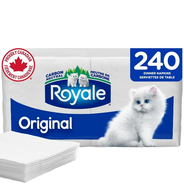 Royale Serviettes de table, 1 ép., 240 serviettes