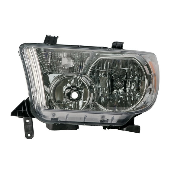 KAI New OEM Replacement Driver Side Headlight Lens And Housing, Fits 2007-2013 Toyota Tundra
