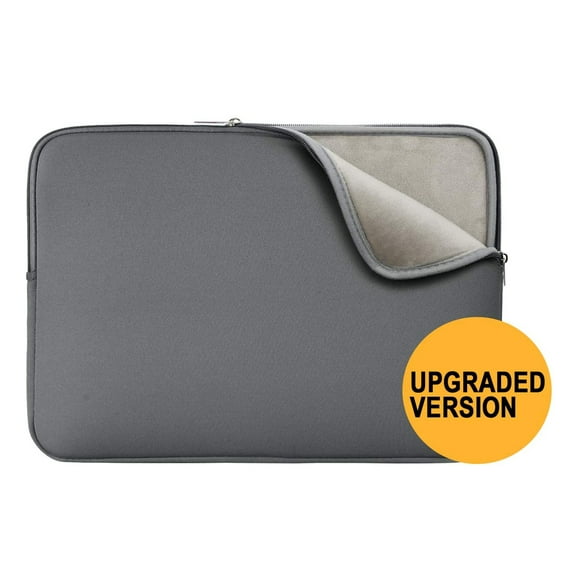 RAINYEAR 15 Inch Laptop Sleeve 15" Protective Soft Case Padded Cover Carrying Computer Bag Compatible with New 15.4 MacBook Pro Specially for Model A1938 A1707 A1990(Grey,Upgraded Version)