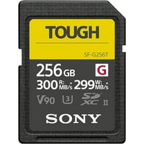 Sony Tough G Series SDXC UHS-II Memory Card 256GB