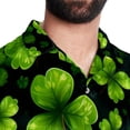thumbnail image 5 of Saint Patrick's Day Men's Casual Hawaiian Shirts, Printed Button Down Short Sleeve Summer Beach Tops with Spread Collar - Unisex, 5 of 6