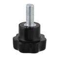 thumbnail image 4 of Star Shape Knob, M5x16 Lathe Knob, Black  For Machine Tools Industry Use, 4 of 8
