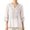 White, variant on Yigetop Women's Notch V Neck Linen Blouse 3/4 Puff Sleeve Print Loose Fit Lightweight Casual Summer Shirt Green L