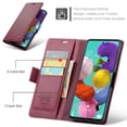 thumbnail image 3 of CaseMe Funda de Cuero para Samsung Galaxy A51 4G con Bloqueo RFID, para Samsung Galaxy A51 4G Funda para Mujer Hombre Tarjetero Cierre Magnético Funda Tipo Folio para Samsung Galaxy A51 4G, 3 of 11