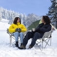 thumbnail image 3 of Slsy Heated Camping Chairs for Adults, Oversized Padded Folding Chair with Adjustable Heating, Portable Heated Lawn Chair for Outdoor, Camping(Gray), 3 of 8