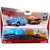 Disney Cars Series 3 Mrs. The King & Tex Dinoco Diecast Car, 2 Pack