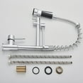 thumbnail image 2 of Senlesen Chrome Kitchen Faucet 360Swivel Single Handle Pull Down Sprayer Kitchen Mixer, 2 of 7