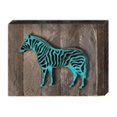 thumbnail image 1 of Designocracy 98232-08 Zebra Art on Board Wall Decor, 1 of 1