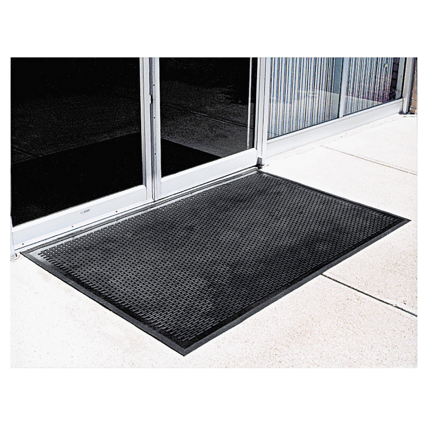 Crown CrownTred Indoor/Outdoor Scraper Mat, Rubber, 35 1/2 x 59 1/2