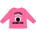 thumbnail image 3 of Inktastic Future Bowling Childs Bowling Boys or Girls Long Sleeve Toddler T-Shirt, 3 of 5