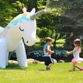 thumbnail image 3 of Aspersor de unicornio inflable gigante, juguetes acuáticos de unicornio para patio de verano y juegos al aire libre, favorito de la fiesta de verano para niños y adultos, verano, 3 of 5