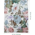 thumbnail image 2 of Book Cover Sleeve Paperback Protector: A5 Book Covers for Hardcover - Soft Cloth Book Protector with Flower Pattern - Adjustable Book Sleeve for Notebook Bible Planner Book Lovers Accessories, 2 of 9