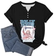 thumbnail image 7 of VNKIDY Womens Vintage Dolly Shirt Short Sleeve V Neck Country Legend Parton Memorial Graphic Tees Casual Country Music Festivals Relaxed Fit Fall Clothes For Women,Size S, 7 of 7
