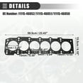 thumbnail image 4 of Cylinder Head Gasket for Toyota Supra Twin Turbo 3.0L L6 - Gas 1993-1998 No.11115-46052/11115-46051, 4 of 6