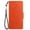 Orange, variant on Wallet Case for Samsung Galaxy S23 Ultra, Butterfly Embossed Pattern Luxury PU Leather Magnetic Flip Folio Cover with Card Slots Holder Kickstand Wrist Strap Soft Silicone Shockproof Case,Orange