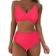 thumbnail image 2 of Traje de baño para mujer, moda para mujer, traje de baño sólido sin mangas, push-up, acolchado, traje de baño, ropa de playa, trajes de baño para mujer, 2 of 6