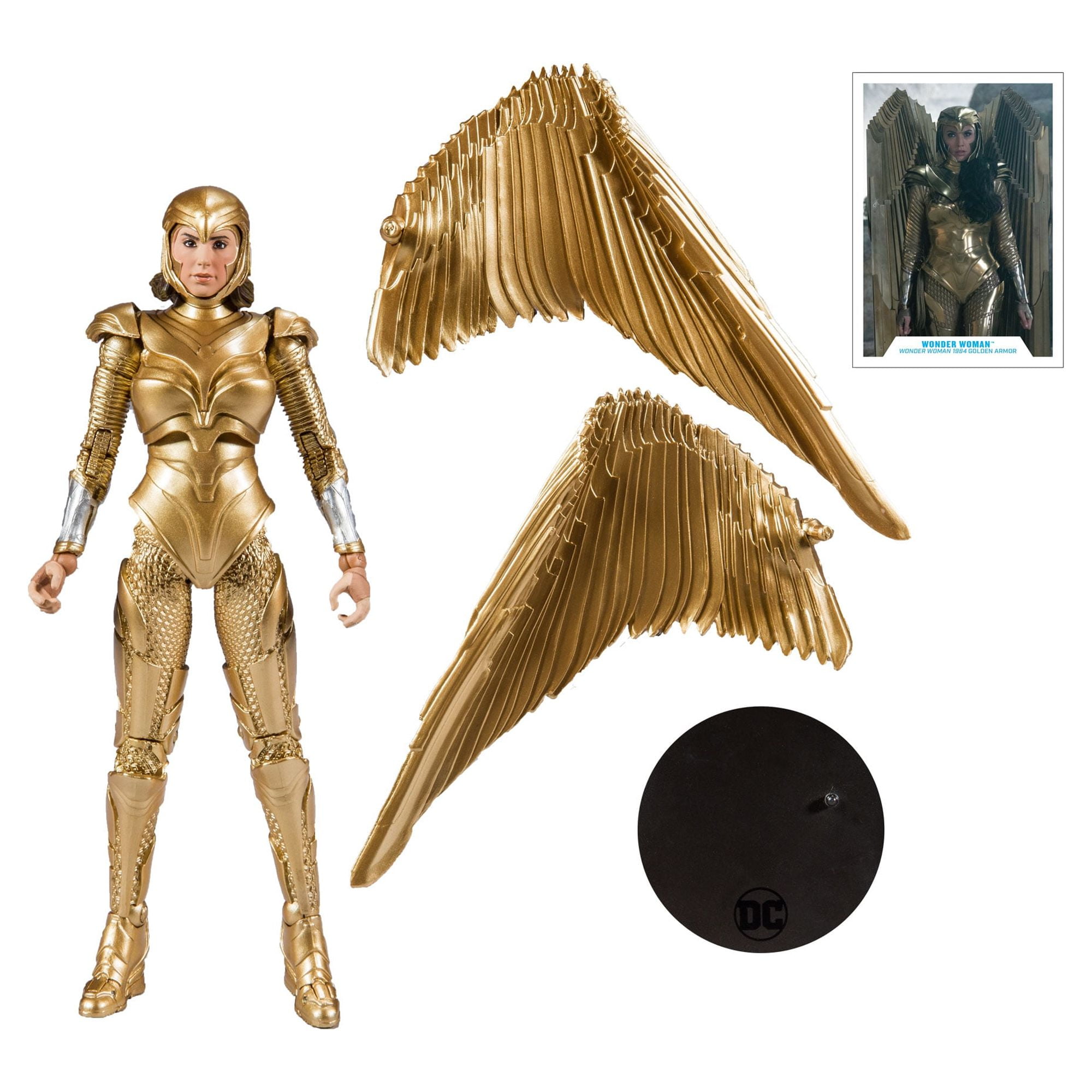  Mattel Mattel Wonder Woman 1984 Golden Armor Doll (~12-inch) in  Light-Up Armor, Collectible Superhero Doll for 6 Year Olds and Up : Toys &  Games