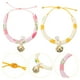 thumbnail image 3 of KAKOWELY 2 collares ajustables para conejos y gatos, delicados collares de tela para mascotas, collares de seguridad para mascotas, 3 of 5