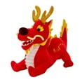 thumbnail image 3 of Peluche de Dragón Almohada Adorno BLESIY Muñeco de Peluche Animal Relleno Rojo, 3 of 8