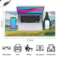 thumbnail image 5 of Pastoral and Sky&nbsp;pad Mousewaterproof,rubber+multispandexno Slip Gaming Mouse PadDesk Pad for Office Home Game 31.5x15.7inches, 5 of 7