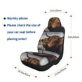thumbnail image 4 of Zufioo Portrait Of Cow With Its Baby Cow Print Car Seat Protectors, SUV, Truck, Van Seat Covers - Strap Design, High Elasticity and Dustproof, Car Interior Protectors Auto Parts-1, 4 of 9