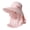 Pink, variant on Women's Bamboo Print Sun Hat With Neck & Face Flap, UPF 50+ Breathable Wide Brim Hat for Vacation Outfits, Travel & Outdoor Activities Light Blue One Size
