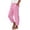 Q150 Pink, variant on Mifsaly Womens Striped Pants Mid Rise Casual Pants Side Button Lightweight Everyday Work Office Trousers with Pockets Pink,M