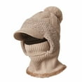 thumbnail image 5 of Wind Proof Winter Hat for Women Polyester Cotton Blend Knit Scarf Hat Warm Autumn Winter Cold Proof Winter Hat, 5 of 5