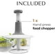 thumbnail image 2 of Push Vegetable Chopper,Manual Hand Press Food Processor,Ideal for Salads,Salsa,Pesto,Guacamole,Coleslaw and More, 2 of 5