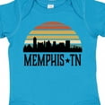 thumbnail image 4 of Inktastic Memphis Tennessee Skyline Retro Sunset Boys or Girls Baby Bodysuit, 4 of 5