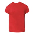 thumbnail image 2 of CIENVNSTG Independence Day Patriotic Short Sleeve T‑Shirts for Men Crew Neck Vintage Distressed USA Flag Print Casual Summer Daily Tops Red 6, 2 of 3
